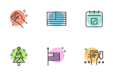 American Holidays Icon Pack