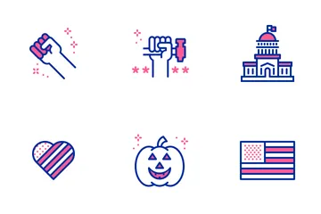 American Holidays Icon Pack