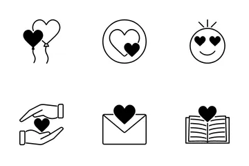 Amor e Romance Icon Pack