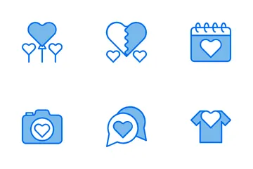 Amor e Romance Icon Pack