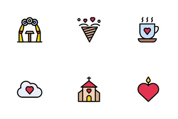 Amor e Romance Pacote de Ícones