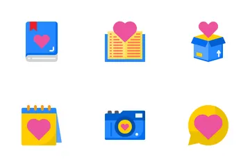 Amor e Romance Pacote de Ícones