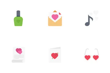 Amor y boda Paquete de Iconos
