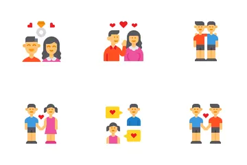 Amor y familia Paquete de Iconos