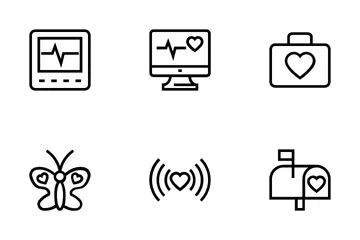 Amor y San Valentín 4 Paquete de Iconos