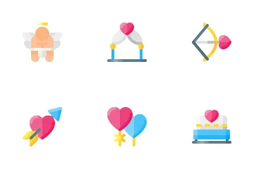 Amore e matrimonio Icon Pack