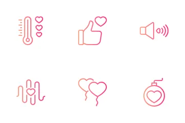 Amore e romanticismo Icon Pack