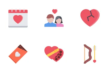  Amore piatto Icon Pack