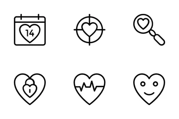 Amour et mariage 5 Icon Pack