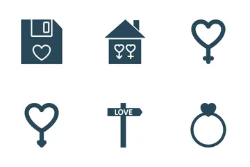 Amour et romance Pack d'Icônes