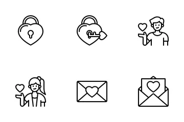 Amour et Saint-Valentin Icon Pack