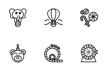 Amusement Park Icon Pack