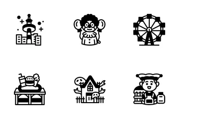 Amusement Park Icon Pack