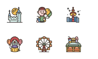 Amusement Park Icon Pack