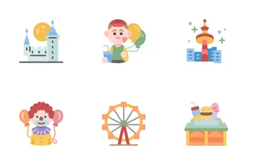 Amusement Park Icon Pack