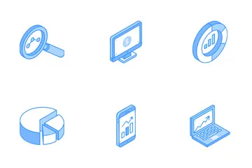 Análise de dados Icon Pack