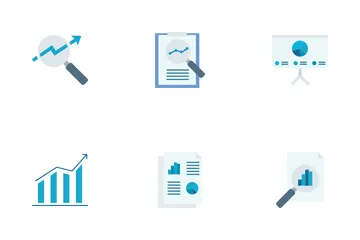 Análisis de datos Paquete de Iconos