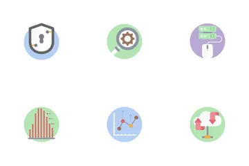 Análisis de datos Paquete de Iconos