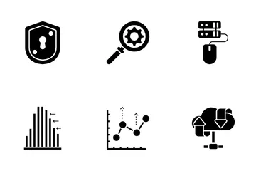 Análisis de datos Paquete de Iconos