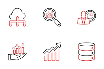 Analyse des données Pack d'Icônes