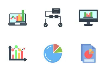 Analyse de données moderne Pack d'Icônes