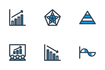 Analyse des graphiques Pack d'Icônes