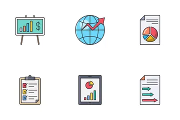 Analyses et rapports Pack d'Icônes