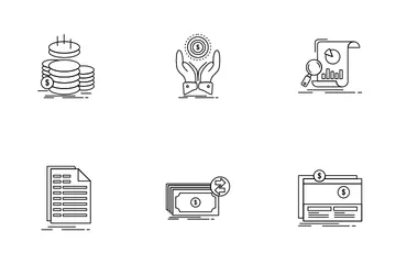 Analytic Investment And Balanced Scorecard Icon Pack