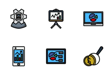 Analytics Color Icon Pack