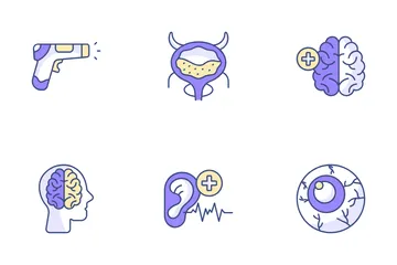 Anatomie et traitement des organes Pack d'Icônes