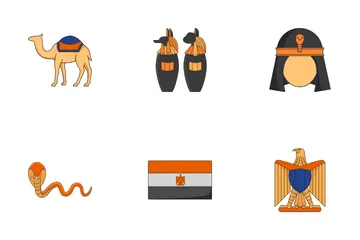 Ancient Egypt Culture Icon Pack