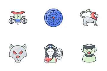 Ancient Greek Creatures Icon Pack