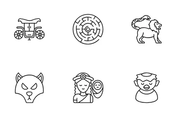 Ancient Greek Creatures Icon Pack
