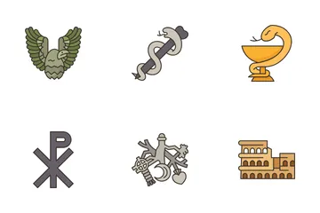 Ancient Roman Symbols Icon Pack