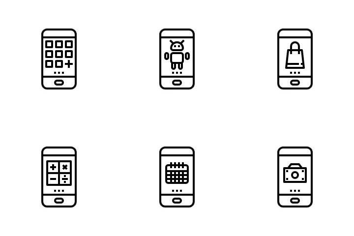 481 Android Apps Icon Packs, Logos, Symbols - Free Download in SVG, PNG ...
