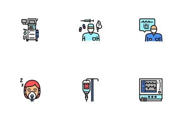 Anesthesiologist Tool Icon Pack