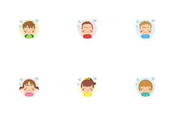 Angry Little Kids Icon Pack