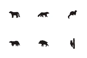 Animais da Taiga Pacote de Ícones