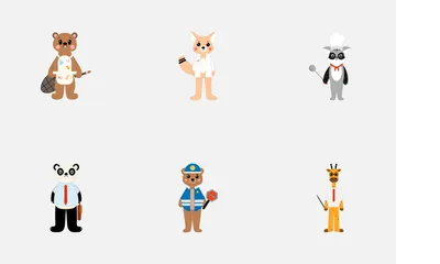 Animal Careers Icon Pack