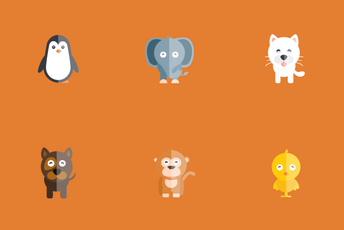 Animal Emoticon Icon Pack