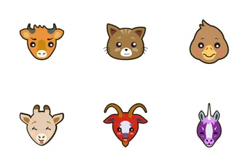 Animal Face Icon Pack