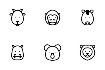 Animal Face Icon Pack