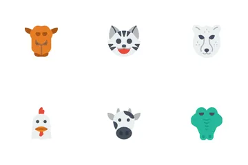 Animal Faces Icon Pack