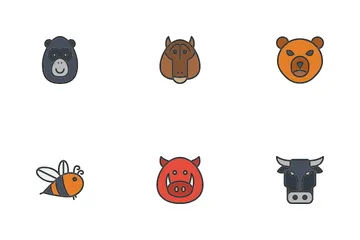 Animal Faces Icon Pack