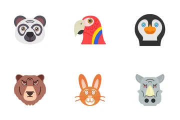 Animal Faces Icon Pack