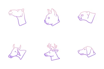 Animal Head Icon Pack