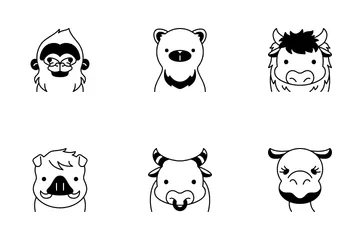 Animal Head2 Icon Pack