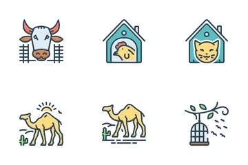 Animal In There Home Icon Pack