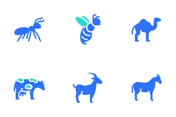 Animal islámico Paquete de Iconos