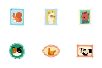 Animal Picture Frames Icon Pack